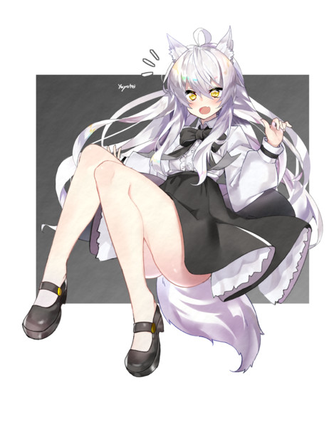 白髪狐っ娘 しろもか さんのイラスト ニコニコ静画 イラスト