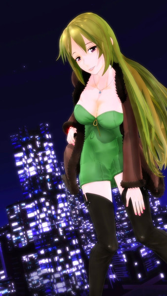 シティ夜景の六導玲霞セクシーポーズ55 Fate Mmd カトラス リトルジャックp さんのイラスト ニコニコ静画 イラスト