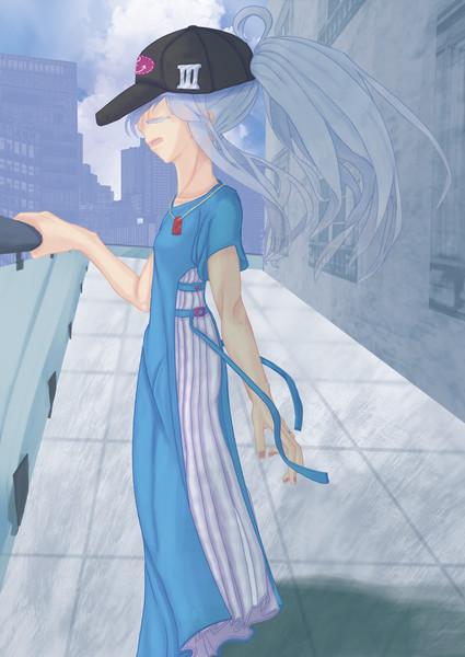 夏と街とキャップと響 よへ さんのイラスト ニコニコ静画 イラスト