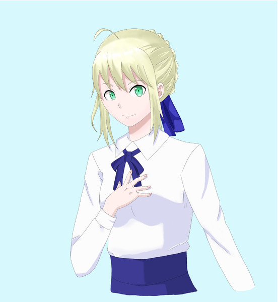 セイバー アルトリア ラウカ さんのイラスト ニコニコ静画 イラスト