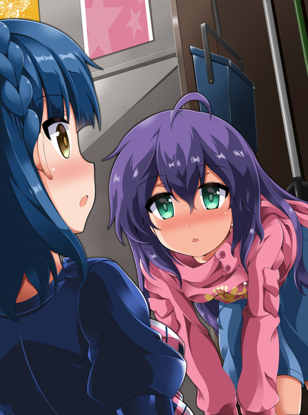 杏奈ちゃんに押し倒される百合子さん Train さんのイラスト ニコニコ静画 イラスト