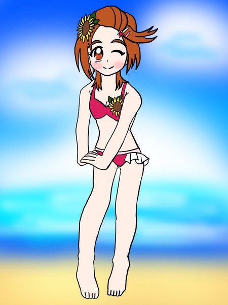 ヒマワリの子 日向咲 絵描きの冒険者katosan さんのイラスト ニコニコ静画 イラスト