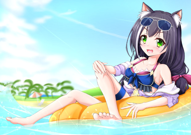 水着キャルちゃん 桜小路みなも さんのイラスト ニコニコ静画 イラスト