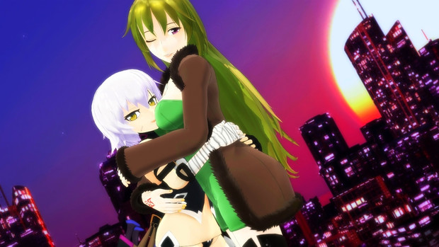 抱き合う黒殺親子 ハグの日 Fate Mmd カトラス リトルジャックp さんのイラスト ニコニコ静画 イラスト