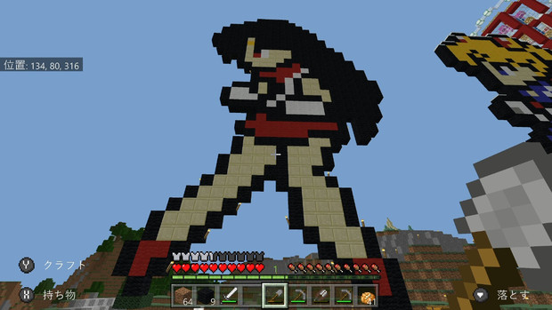 マイクラでセーラーマーズをドット絵かしてみた 軽川三四郎 さんのイラスト ニコニコ静画 イラスト
