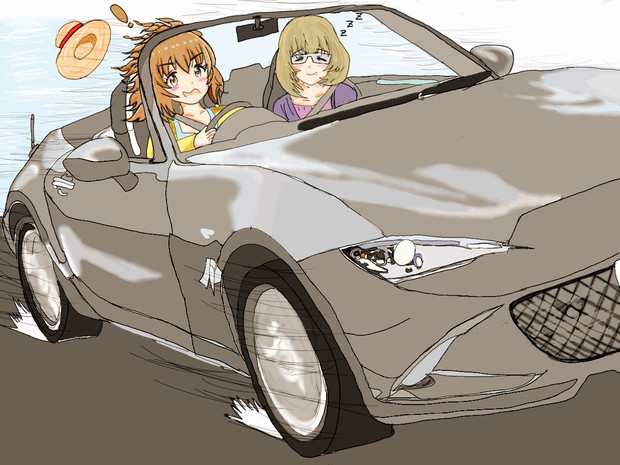 和歌山の実家に帰省する芽衣子さんと楓さん 俊ちゃん さんのイラスト ニコニコ静画 イラスト