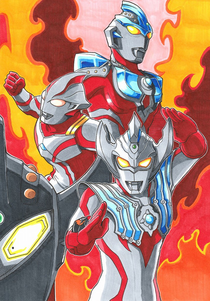 100以上 ウルトラマン メビウス イラスト