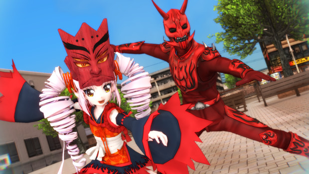 鬼っ子ハンターついなちゃん ウチと俺 参上 仮面ライダー電王 來佳吾侑 さんのイラスト ニコニコ静画 イラスト