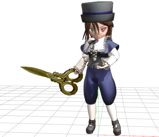 Mmdモデル配布 蒼星石 ローゼンメイデン Settingsun さんのイラスト ニコニコ静画 イラスト