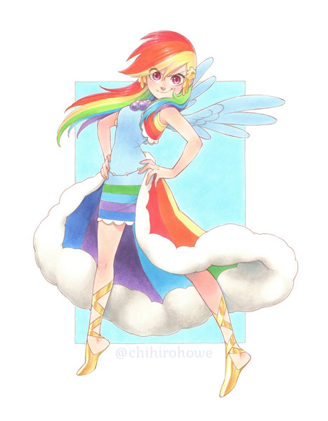 レインボーダッシュ Chihirohowe さんのイラスト ニコニコ静画 イラスト