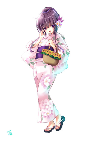 二 一九式如月浴衣mode立ち絵ver かみやゆうじエアコミケでした さんのイラスト ニコニコ静画 イラスト