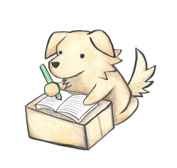 勉強する犬 鴨門 舞岳 さんのイラスト ニコニコ静画 イラスト