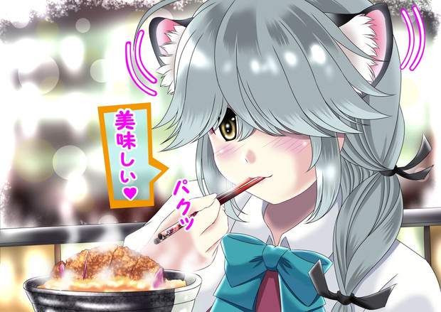 他の絵師さんの書いた猫耳モードの浜波が可愛かったので生やした 朱きつね さんのイラスト ニコニコ静画 イラスト