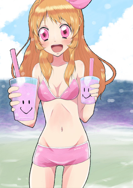 水着であかりちゃんと海で楽しもう 藤原ひろ さんのイラスト ニコニコ静画 イラスト