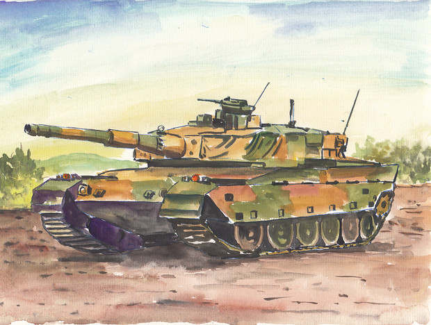 陸上自衛隊90式戦車 Noraneko9999 さんのイラスト ニコニコ静画 イラスト