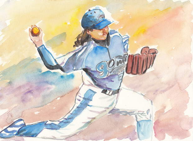 女子プロ野球投手 Noraneko9999 さんのイラスト ニコニコ静画 イラスト