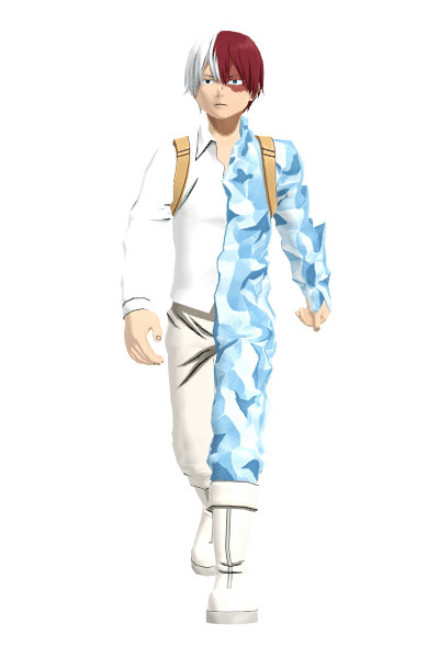 轟焦凍v1 Mmdモデルgif Alictzelt さんのイラスト ニコニコ静画 イラスト