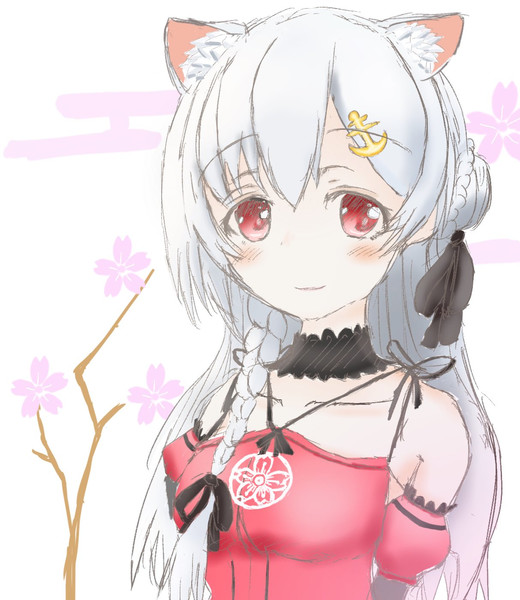 夜桜たま ねこ耳を添えて ルクス Luchs さんのイラスト ニコニコ静画 イラスト