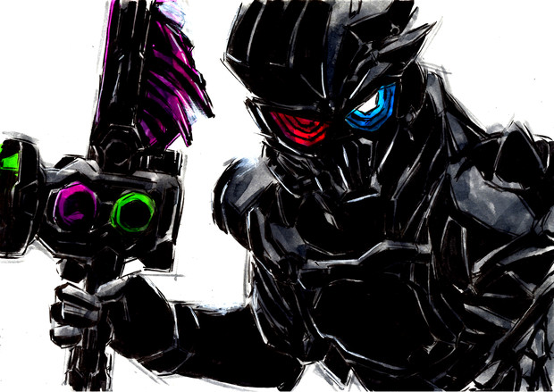 仮面ライダーゲンム ゾンビゲーマー レベルx たっくん さんのイラスト ニコニコ静画 イラスト