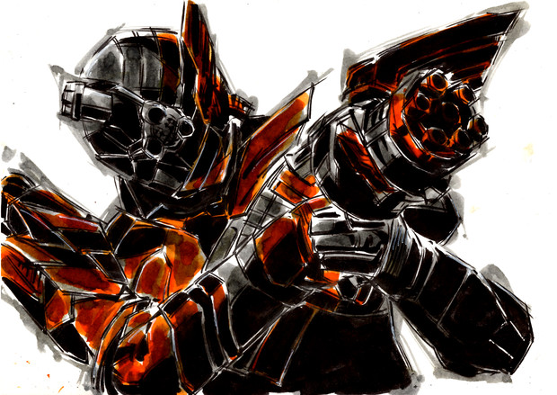 仮面ライダービルド ホークガトリングフォーム たっくん さんのイラスト ニコニコ静画 イラスト