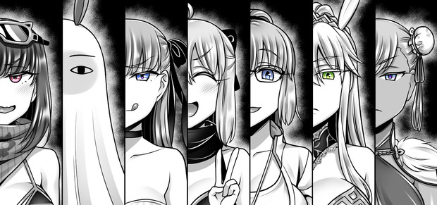 ネタバレ注意 水着剣豪七色勝負 ヤキソバぱん太郎 ネギトロ子 さんのイラスト ニコニコ静画 イラスト