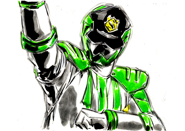 警察戦隊パトレンジャー パトレン2号 たっくん さんのイラスト ニコニコ静画 イラスト