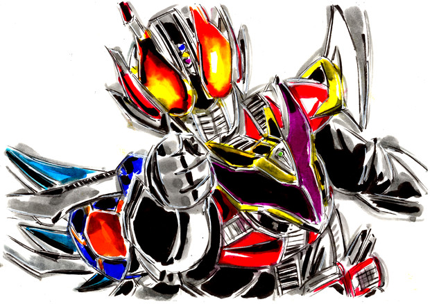 仮面ライダー電王 超クライマックスフォーム たっくん さんのイラスト ニコニコ静画 イラスト