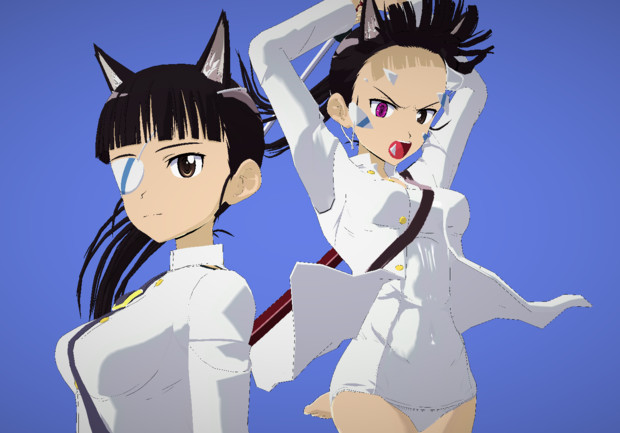 Mmd坂本美緒v0 98 モデル配布 ジャッツ さんのイラスト ニコニコ静画 イラスト