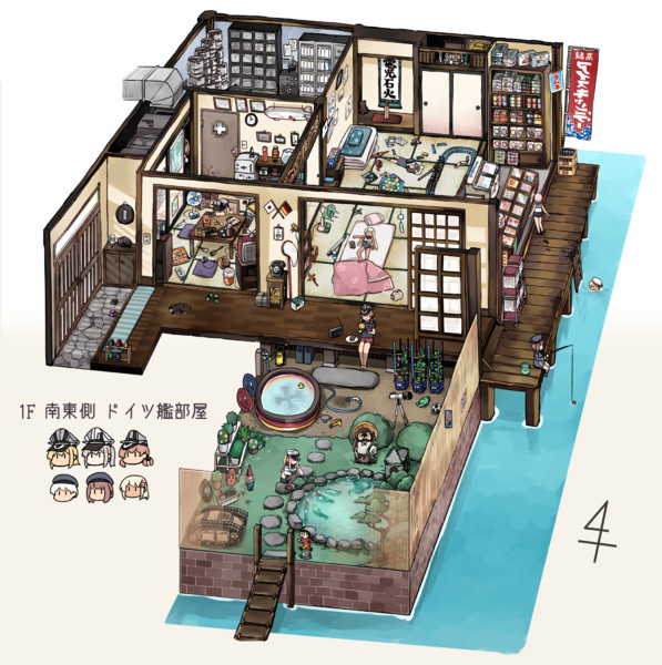 海外艦寮 ドイツ艦部屋 いど さんのイラスト ニコニコ静画 イラスト