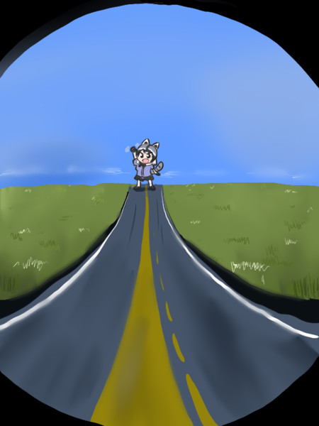 眼科の検査で気球の代わりに手を振るアライさん しよ柄 さんのイラスト ニコニコ静画 イラスト