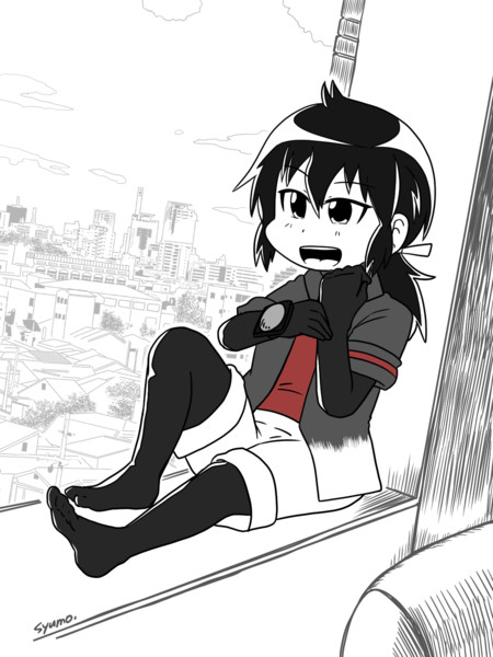 ホテルの窓枠でかっこつけるかばんさん Syumo さんのイラスト ニコニコ静画 イラスト