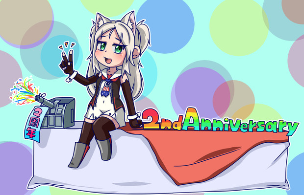 2周年しむす Dedorudy さんのイラスト ニコニコ静画 イラスト