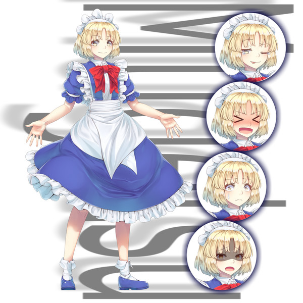 Rurushia氏製 夢月立ち絵 宮城隣 さんのイラスト ニコニコ静画 イラスト