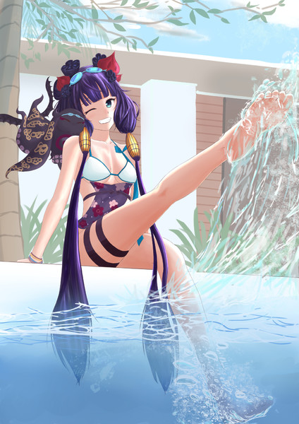 葛飾北斎 水着 紅 Beni0421 さんのイラスト ニコニコ静画 イラスト