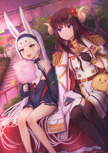重桜リゾート楽しかったねぇ Eicam さんのイラスト ニコニコ静画 イラスト