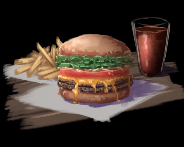 バーガーセット Fall さんのイラスト ニコニコ静画 イラスト