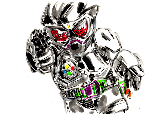 仮面ライダーゲンム アクションゲーマーレベル1 たっくん さんのイラスト ニコニコ静画 イラスト