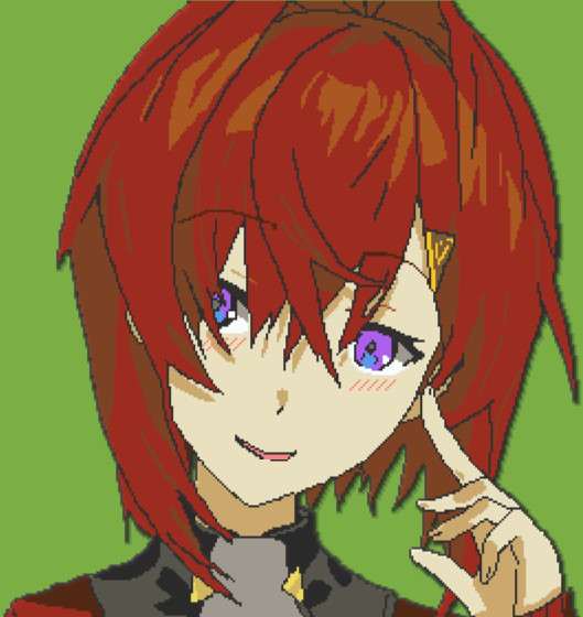 アンジュ カトリーナ マイクラドット絵 ももんが さんのイラスト ニコニコ静画 イラスト