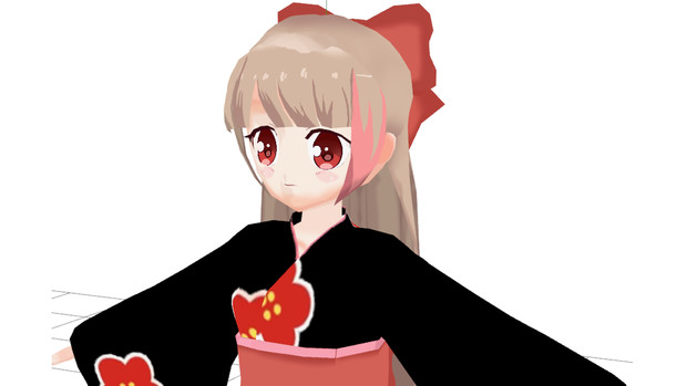 日野ハナ バーチャルyoutuber Mmd用モデル作りました 日野ハナ さんのイラスト ニコニコ静画 イラスト