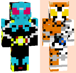 マイクラスキン ゼロワン バイティングシャーク バルキリー ラッシングチーター Rist さんのイラスト ニコニコ静画 イラスト