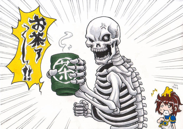 燃えよスケルトンt Mr Bones さんのイラスト ニコニコ静画 イラスト