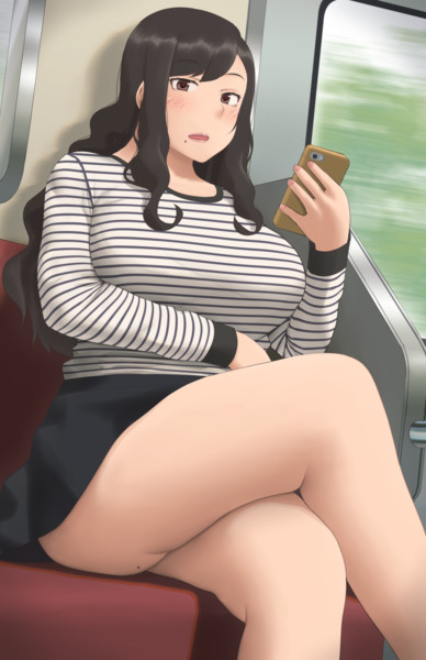 ふともも足組み 緑茶みち さんのイラスト ニコニコ静画 イラスト