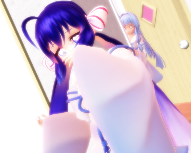 大好きな葵の服を盗み着て匂いに包まれて絶頂寸前のウナちゃん ミドナ さんのイラスト ニコニコ静画 イラスト