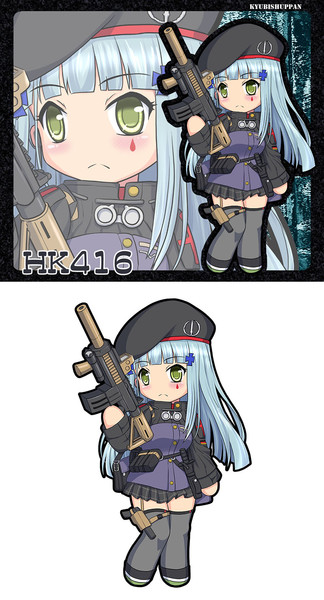 ドールズフロントライン Hk416 またはち さんのイラスト ニコニコ静画 イラスト