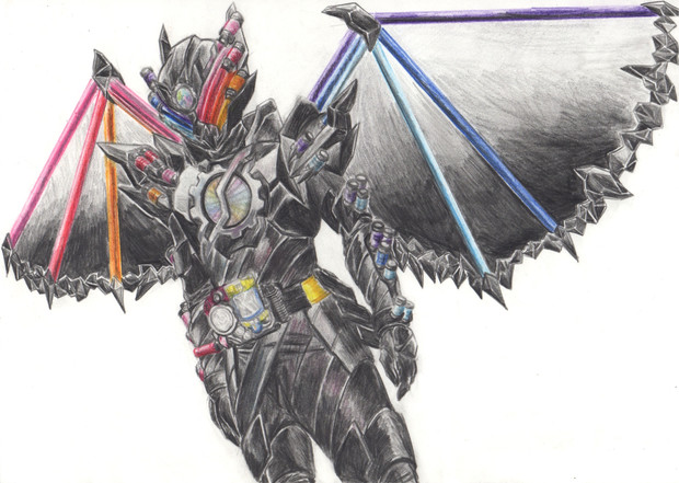 仮面ライダービルド ジーニアスハザードフォーム 仮免ライダー さんのイラスト ニコニコ静画 イラスト