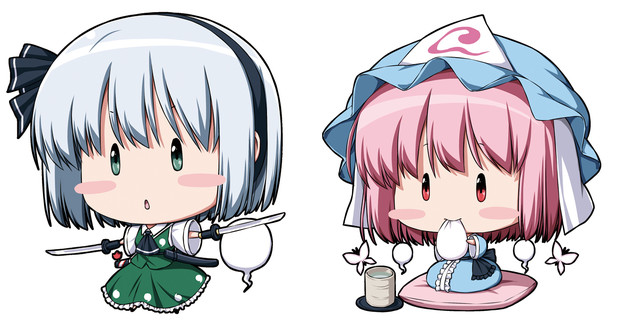 ちびゆゆみょん のりたまご 幽々子様がお好き さんのイラスト ニコニコ静画 イラスト