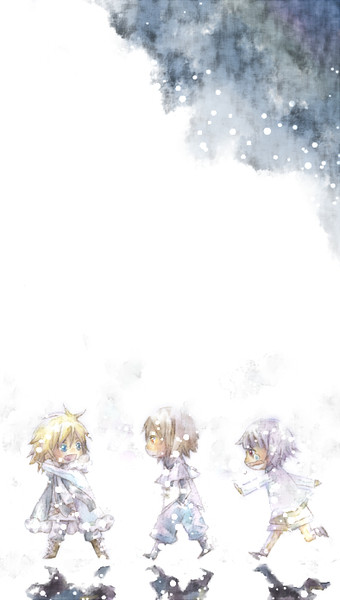 雪降る街の子供達
