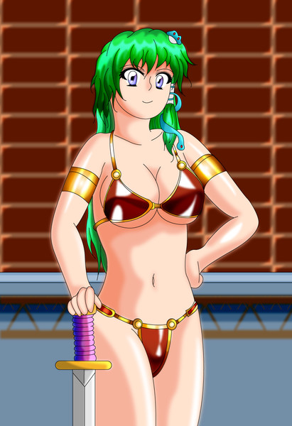 ビキニアーマーの店主 沙羅李曼 さんのイラスト ニコニコ静画 イラスト