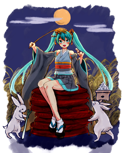 お月見ミクさん Wss さんのイラスト ニコニコ静画 イラスト
