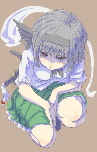 しゃがみ妖夢 Totsuki19 さんのイラスト ニコニコ静画 イラスト